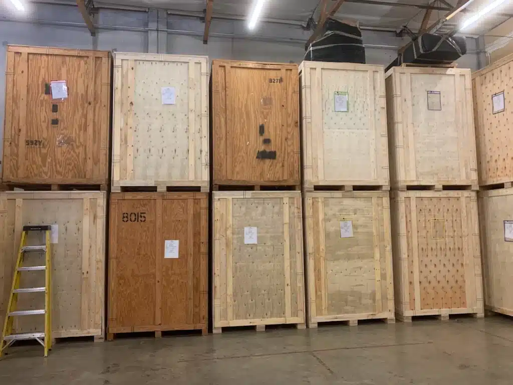 large crates from relocation moving services