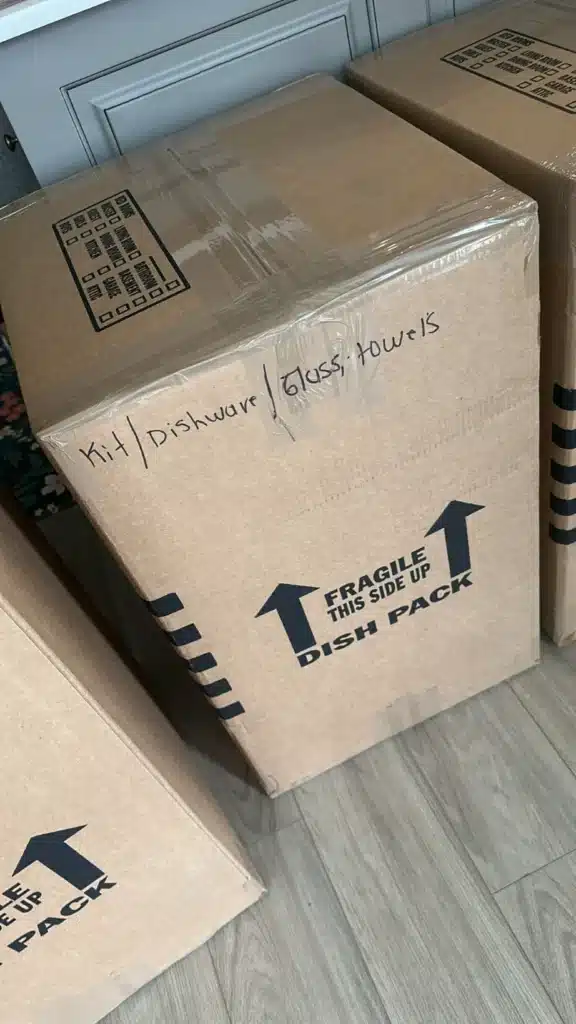 move out of state with boxes